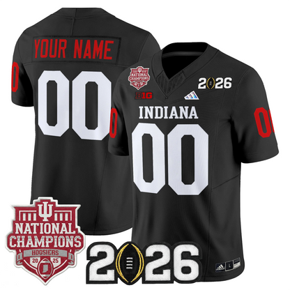 Indiana College Football Stitched Jersey - 2026 CFP + National Champions Patch