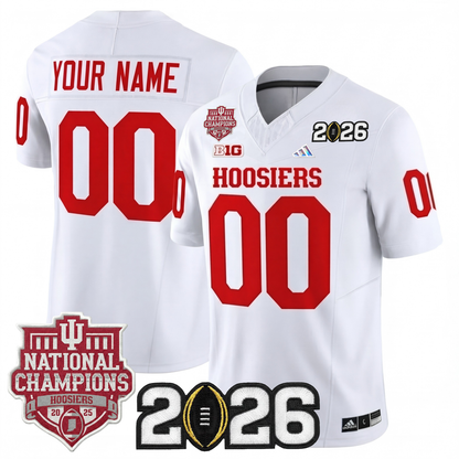 Indiana College Football Stitched Jersey - 2026 CFP + National Champions Patch
