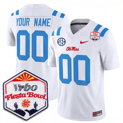 Mississippi College Football Stitche Jersey 2026 - Fiesta Bowl Patch