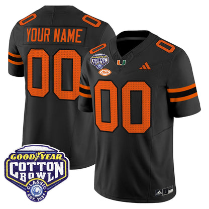 Miami College Football Stitched Jersey 2026 - Cotton Bowl Patch