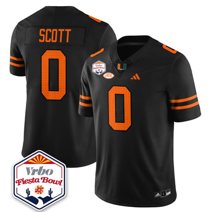 Miami College Football Stitched Jersey 2026 - Fiesta Bowl Patch