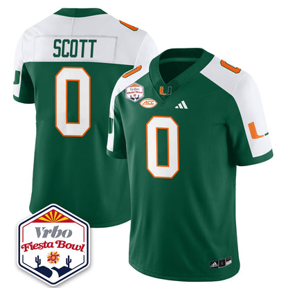 Miami College Football Stitched Jersey 2026 - Fiesta Bowl Patch