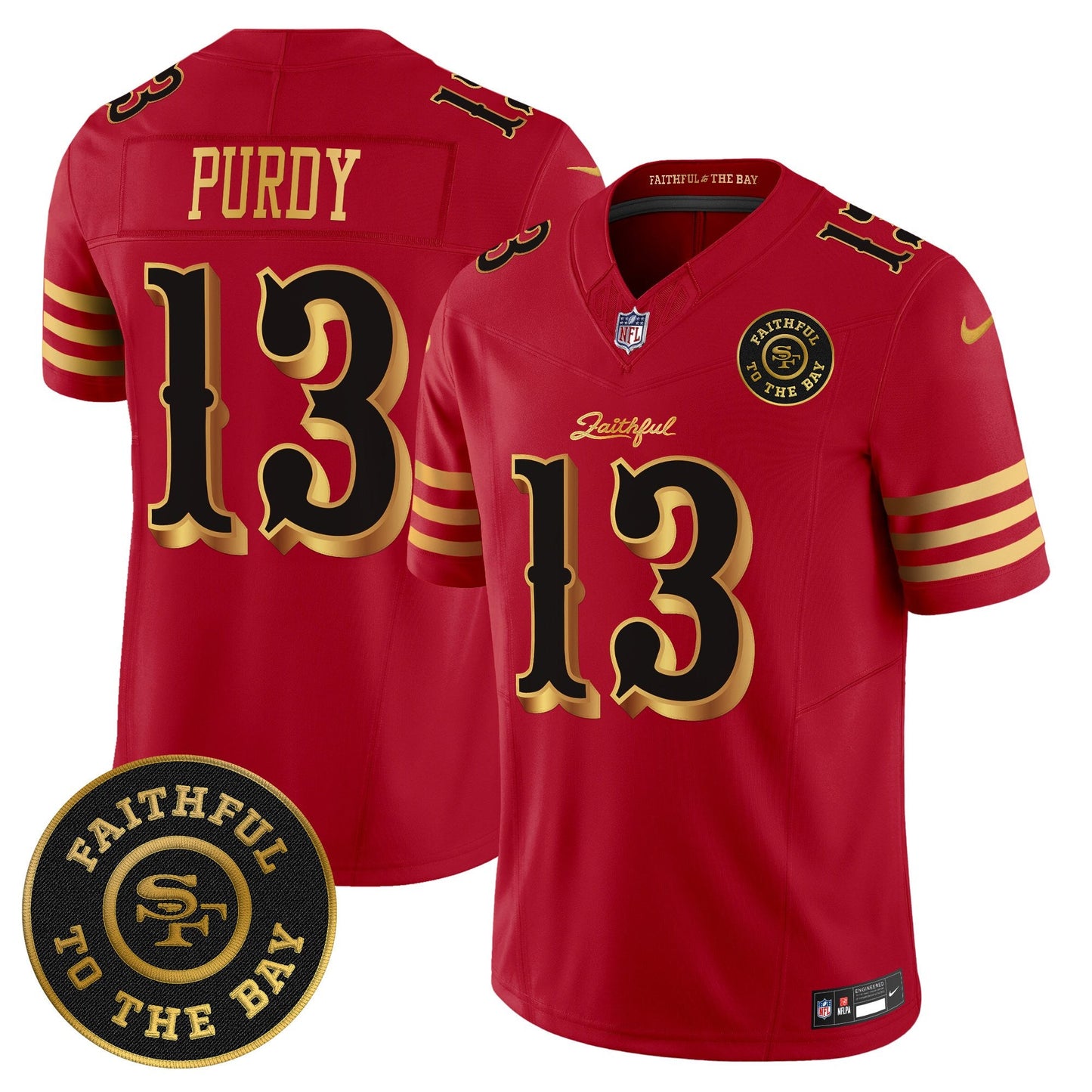 Men's Niners Football “Rivalries” Jersey - Faithful To The Bay Patch