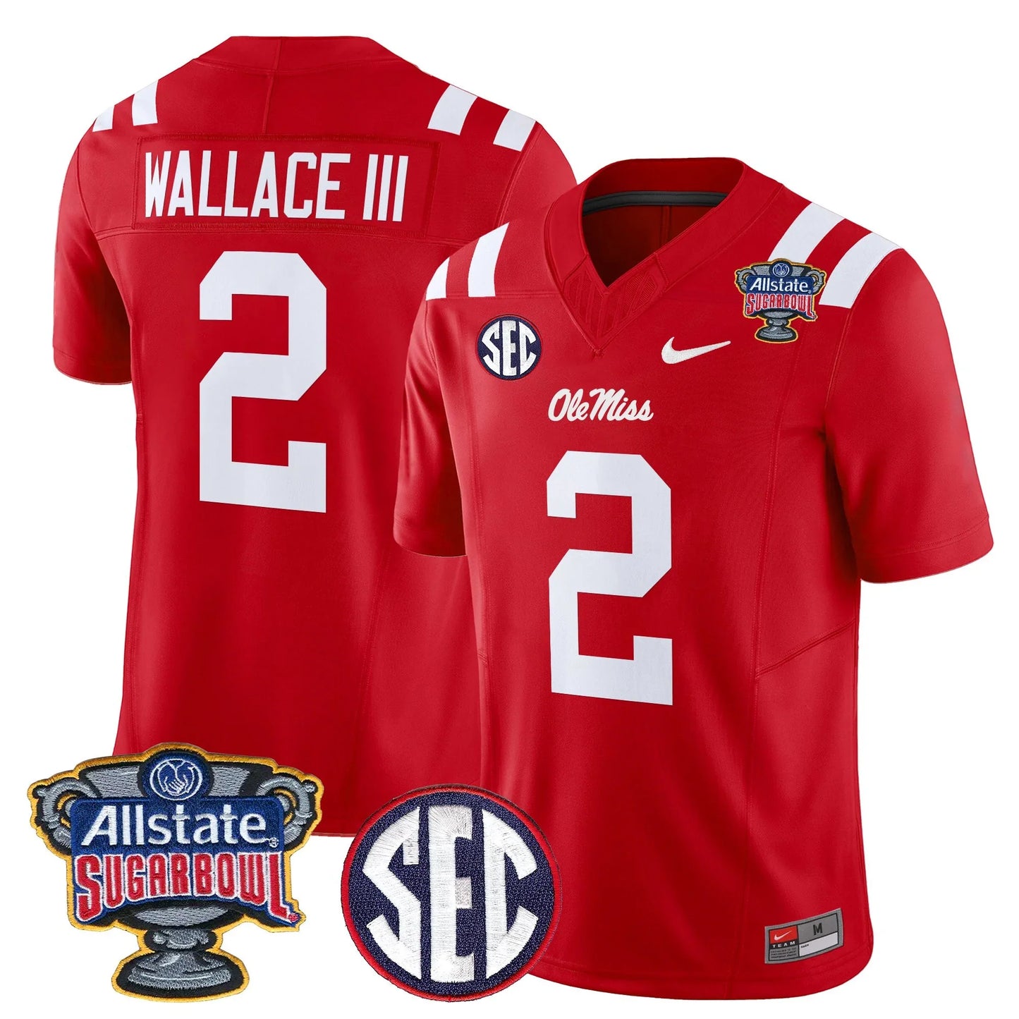 Mississippi College Football Stitche Jersey 2026 - Sugar Bowl Patch