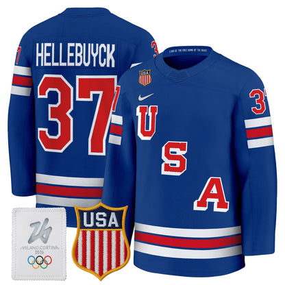 Men's 2026 USA Olympic Premium Hockey All Stitched Jersey