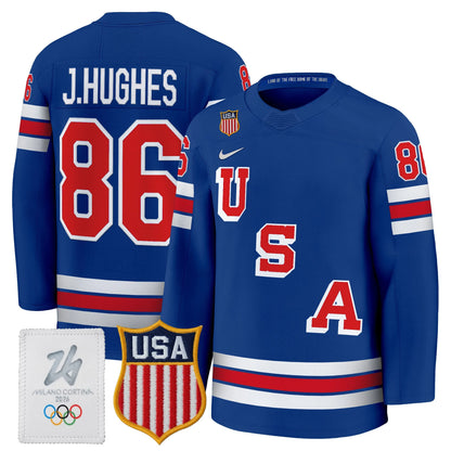 Men's 2026 USA Olympic Premium Hockey All Stitched Jersey