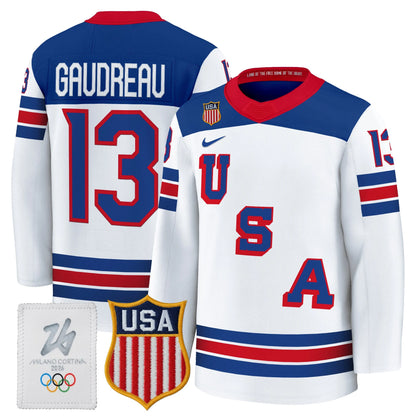 Men's 2026 USA Olympic Premium Hockey All Stitched Jersey