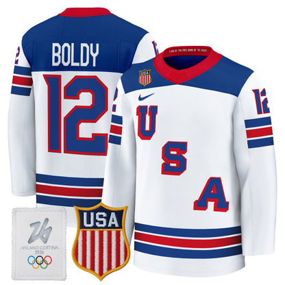 Men's 2026 USA Olympic Premium Hockey All Stitched Jersey