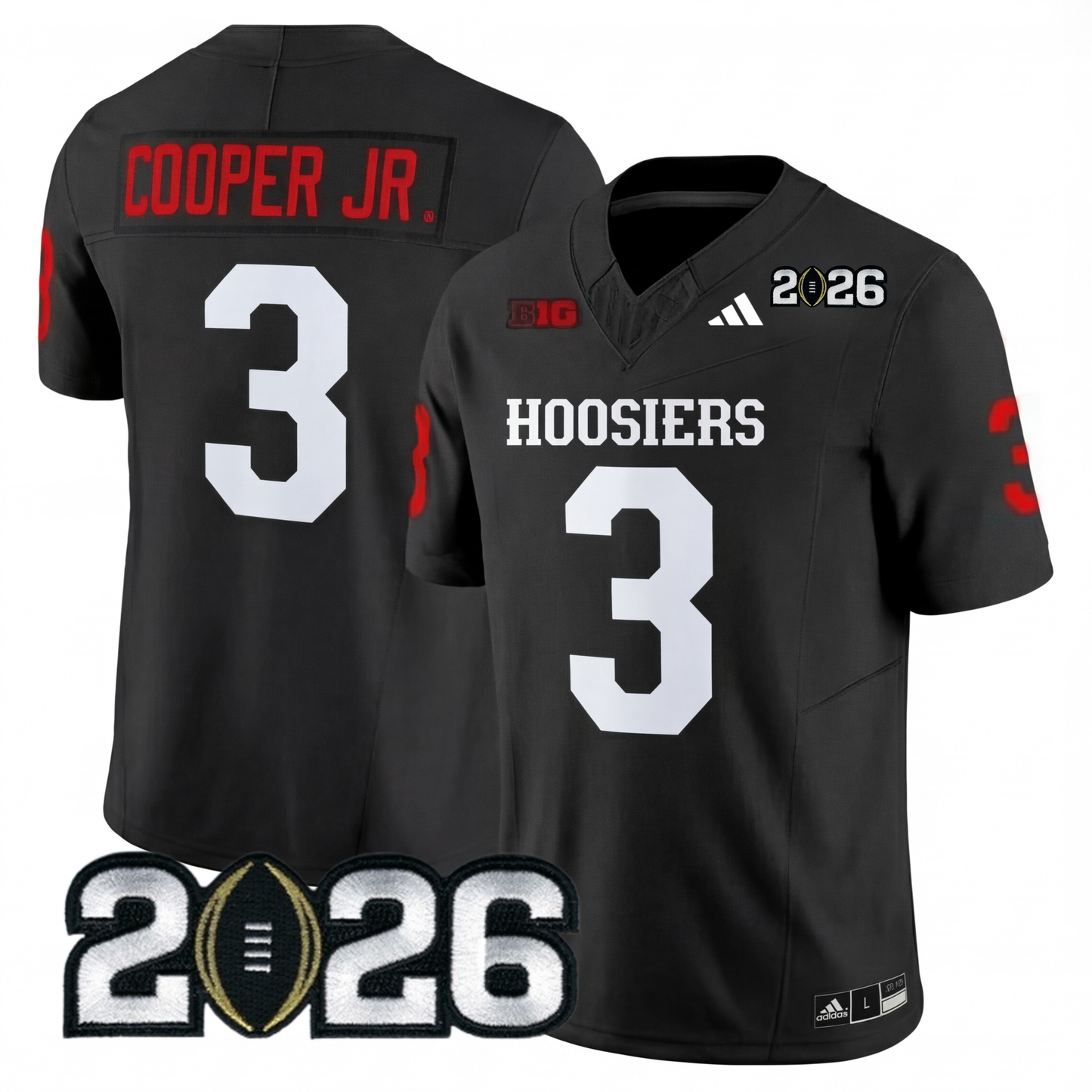 Indiana College Football Stitched Jersey - 2026 CFP Patch