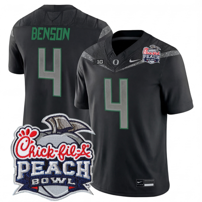 Oregon College Football Stitched Jersey 2026 - Peach Bowl Patch