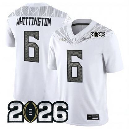 Oregon College Football Stitched Jersey - 2026 CFP Patch