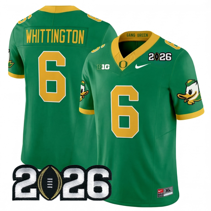 Oregon College Football Stitched Jersey - 2026 CFP Patch