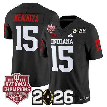 Indiana College Football Stitched Jersey - 2026 CFP + National Champions Patch