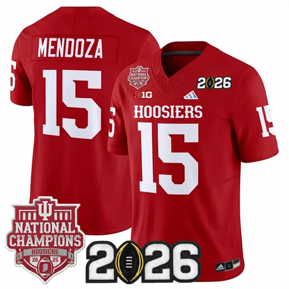 Indiana College Football Stitched Jersey - 2026 CFP + National Champions Patch