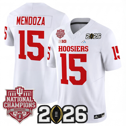 Indiana College Football Stitched Jersey - 2026 CFP + National Champions Patch