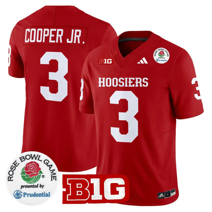 Indiana College Football Stitched Jersey 2026 - Rose Bowl Patch