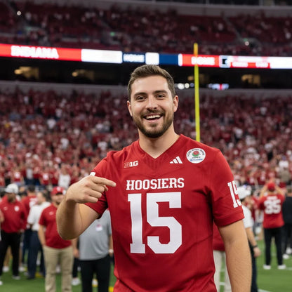 Indiana College Football Stitched Jersey 2026 - Rose Bowl Patch