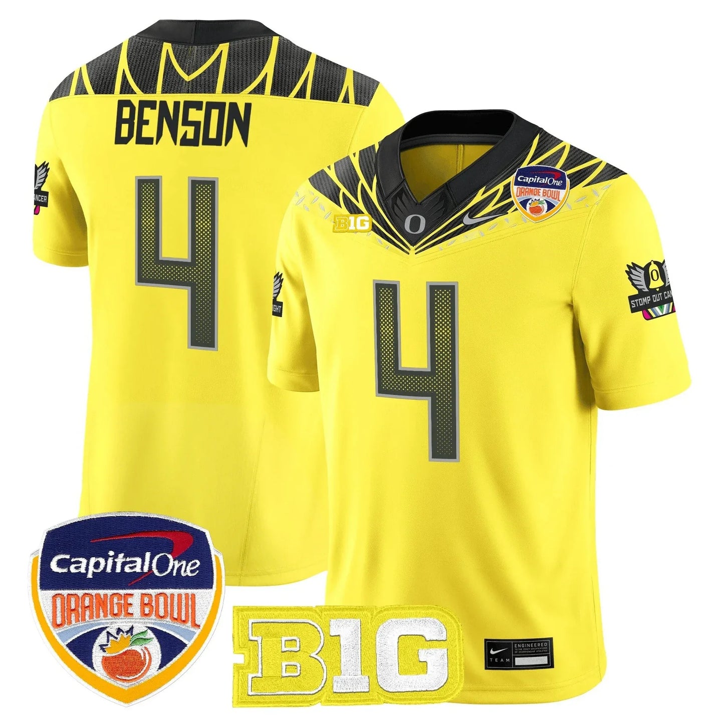 Oregon College Football Stitched Jersey 2026 - Orange Bowl Patch