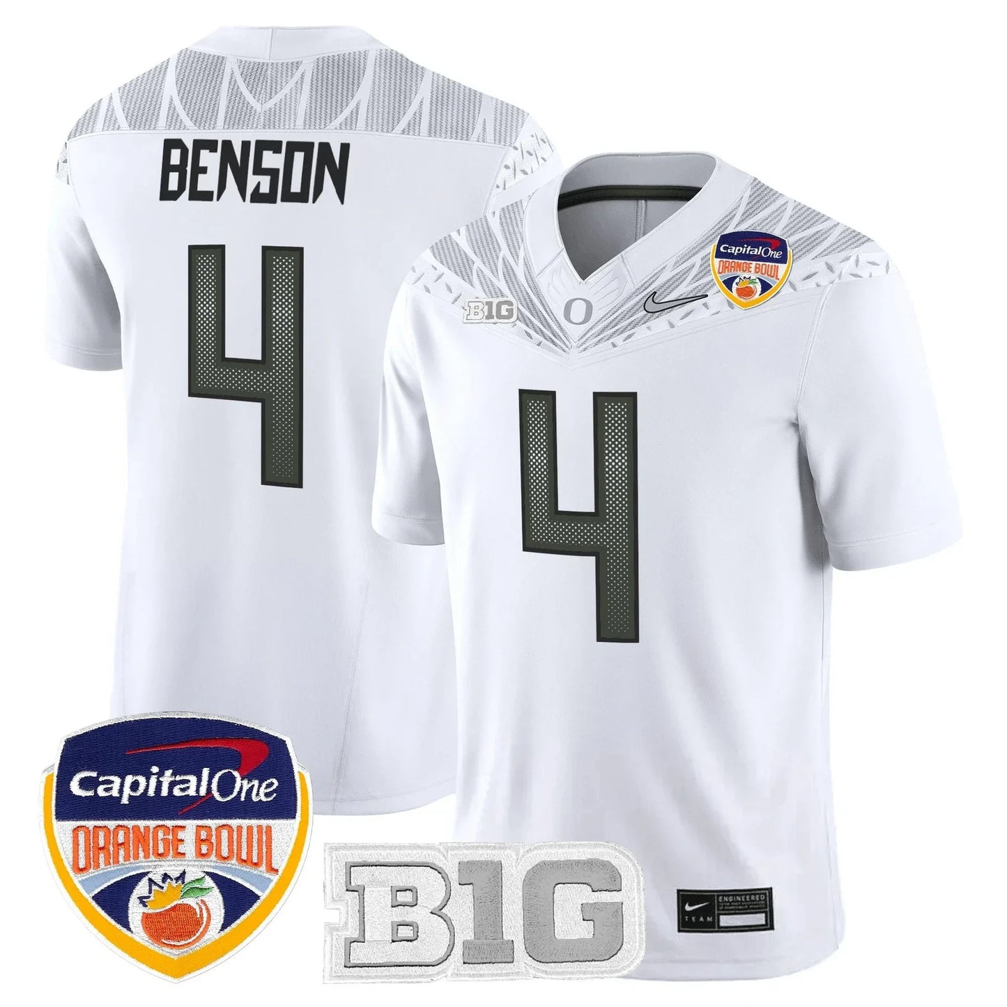 Oregon College Football Stitched Jersey 2026 - Orange Bowl Patch