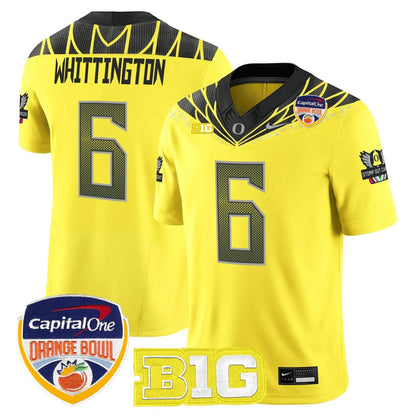 Oregon College Football Stitched Jersey 2026 - Orange Bowl Patch