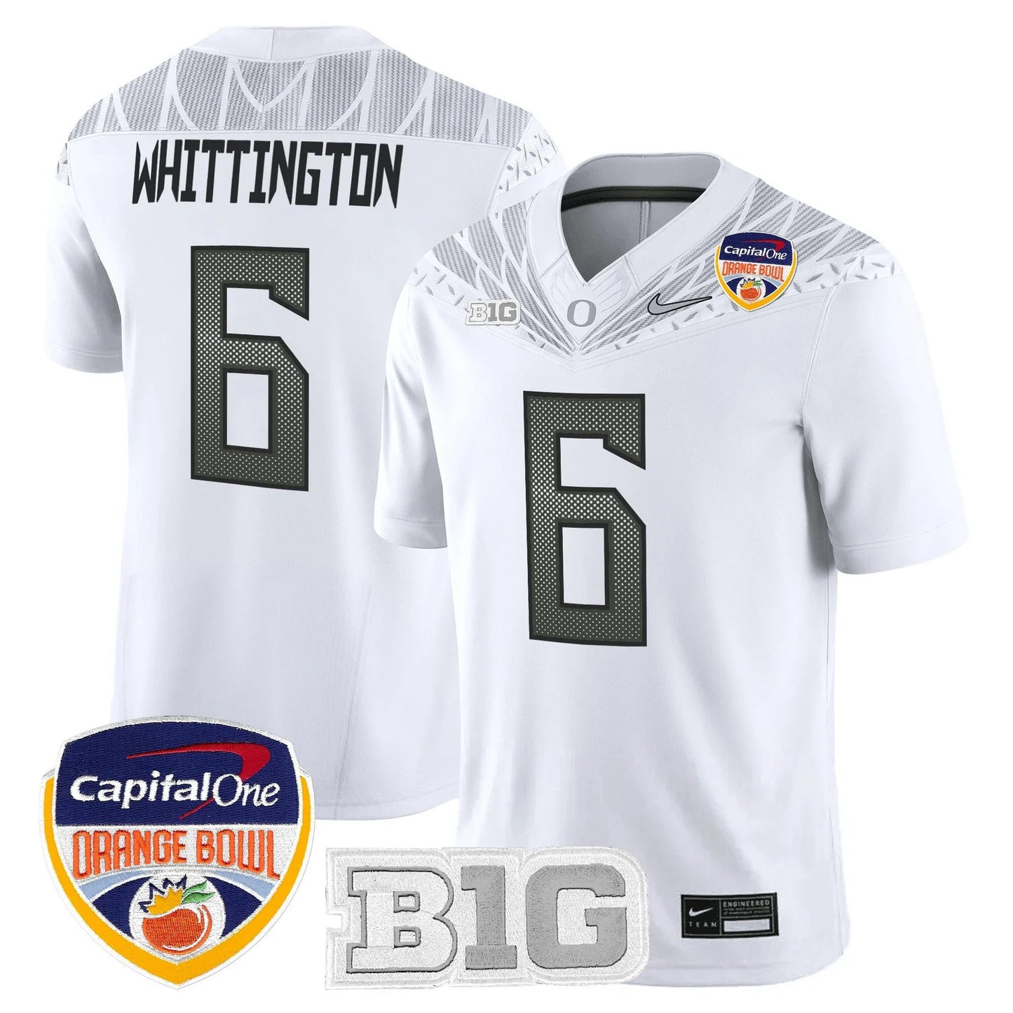 Oregon College Football Stitched Jersey 2026 - Orange Bowl Patch