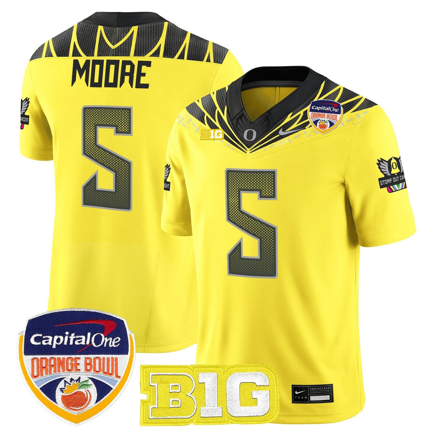 Oregon College Football Stitched Jersey 2026 - Orange Bowl Patch