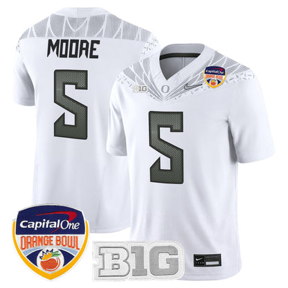 Oregon College Football Stitched Jersey 2026 - Orange Bowl Patch