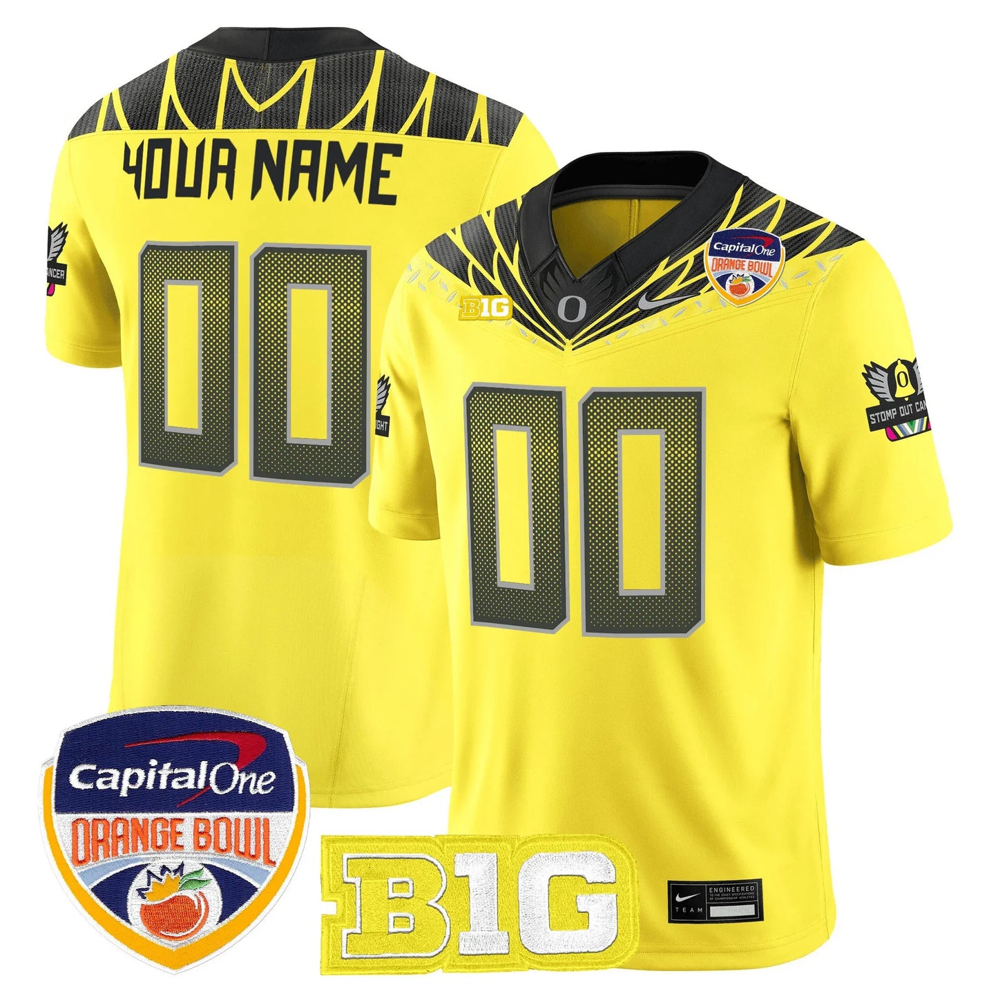 Oregon College Football Stitched Jersey 2026 - Orange Bowl Patch