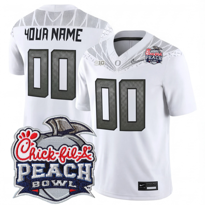 Oregon College Football Stitched Jersey 2026 - Peach Bowl Patch