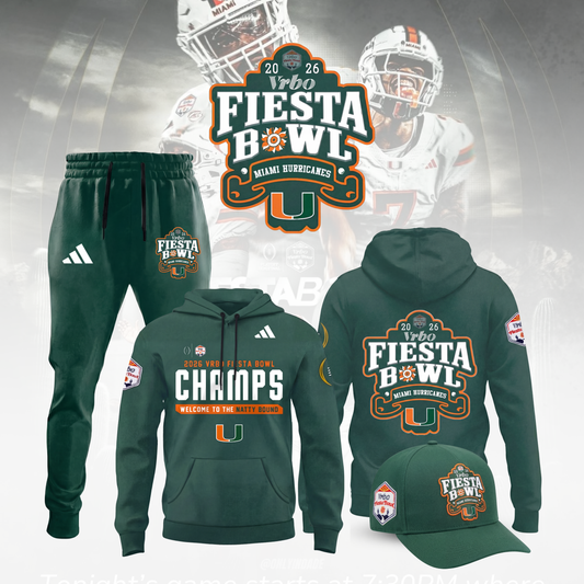 Miami College Football Fiesta Bowl Champions - Hoodie Combo