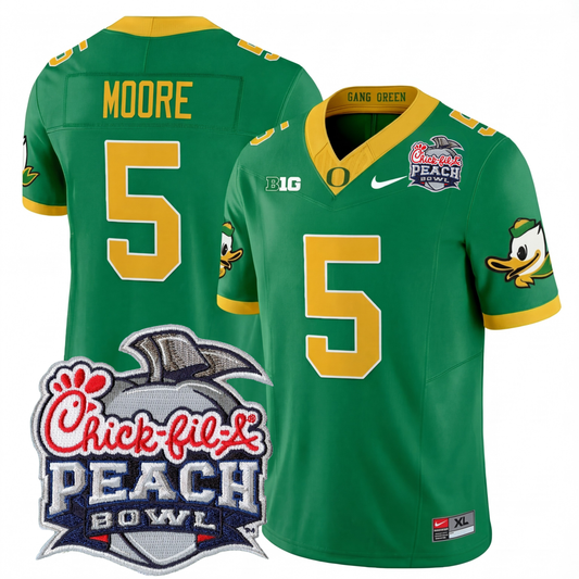 Oregon College Football Stitched Jersey 2026 - Peach Bowl Patch