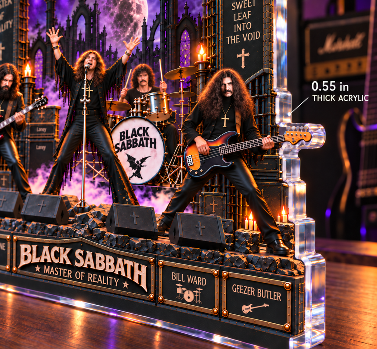 Black Sabbath Master of Reality Acrylic Plaque