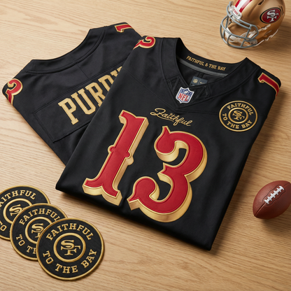 Men's Niners Football “Rivalries” Jersey - Faithful To The Bay Patch