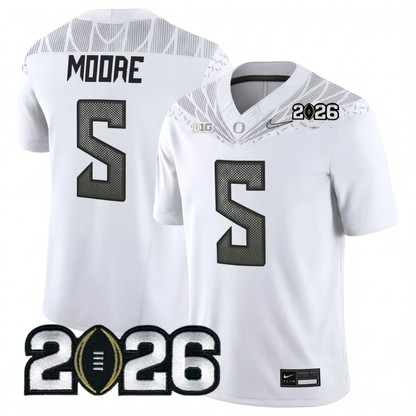Oregon College Football Stitched Jersey - 2026 CFP Patch