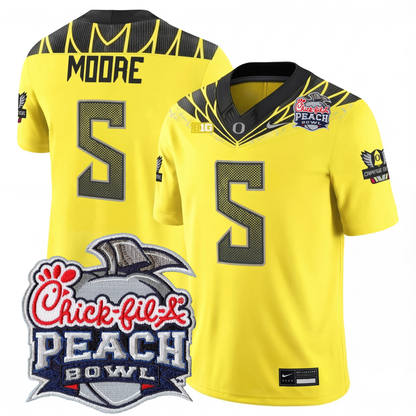 Oregon College Football Stitched Jersey 2026 - Peach Bowl Patch