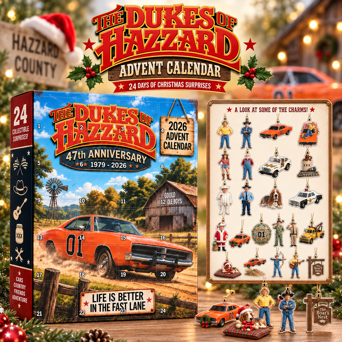 The Dukes of Hazzard General Lee Building Set – 47th Tribute