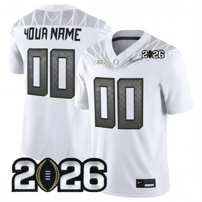 Oregon College Football Stitched Jersey - 2026 CFP Patch