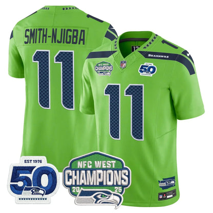 Men's SEA Football Limited Jersey - 50th & NFC West Champions Patch