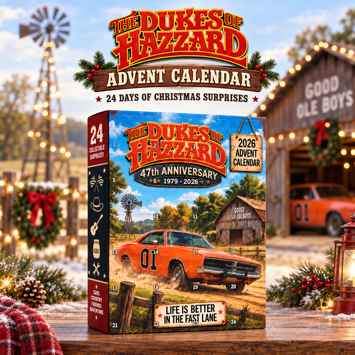 The Dukes of Hazzard General Lee Building Set – 47th Tribute