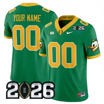Oregon College Football Stitched Jersey - 2026 CFP Patch