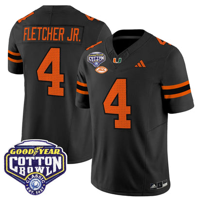 Miami College Football Stitched Jersey 2026 - Cotton Bowl Patch