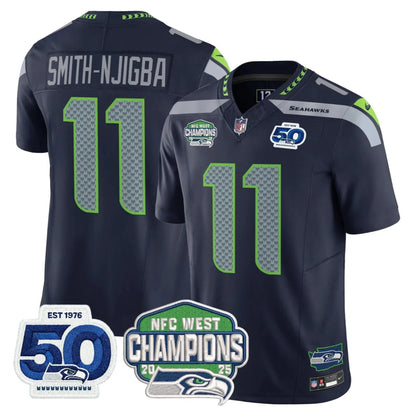 Men's SEA Football Limited Jersey - 50th & NFC West Champions Patch
