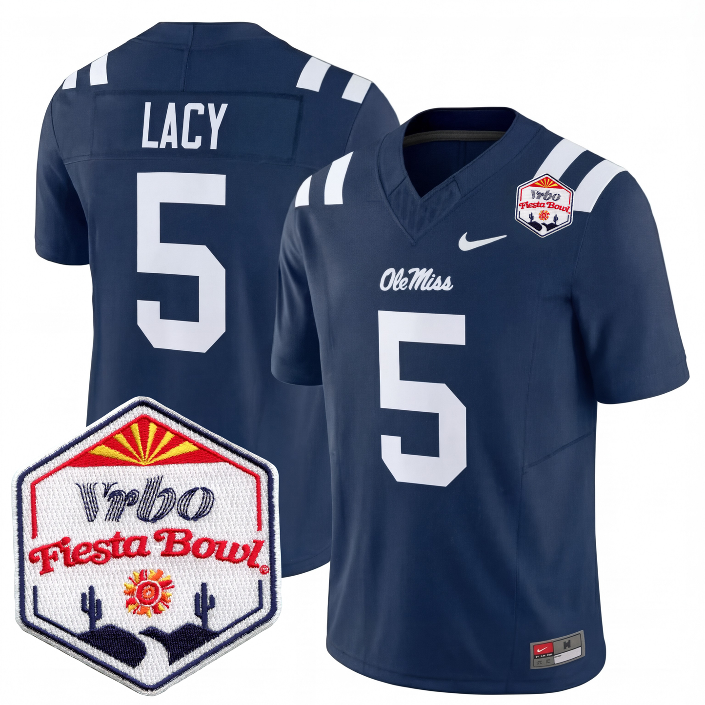 Mississippi College Football Stitche Jersey 2026 - Fiesta Bowl Patch