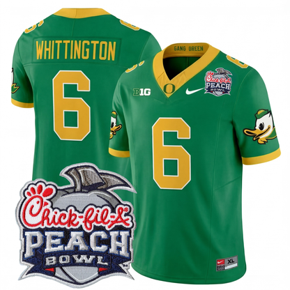 Oregon College Football Stitched Jersey 2026 - Peach Bowl Patch