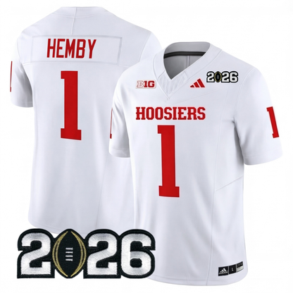 Indiana College Football Stitched Jersey - 2026 CFP Patch