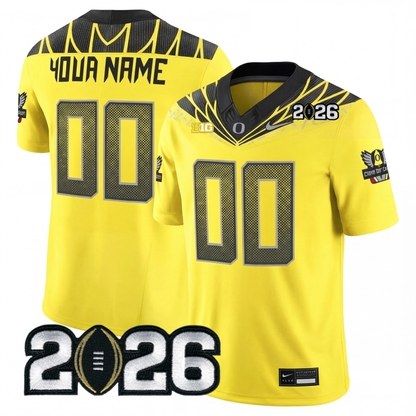 Oregon College Football Stitched Jersey - 2026 CFP Patch