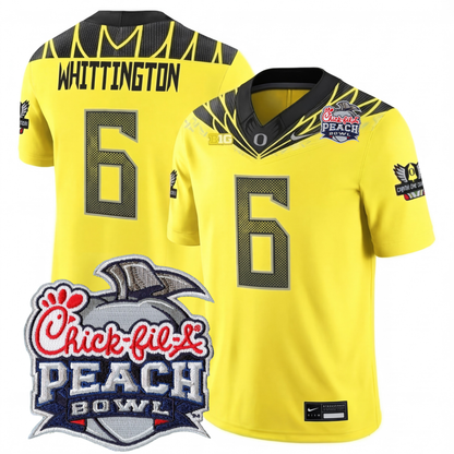 Oregon College Football Stitched Jersey 2026 - Peach Bowl Patch