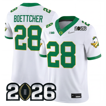 Oregon College Football Stitched Jersey - 2026 CFP Patch