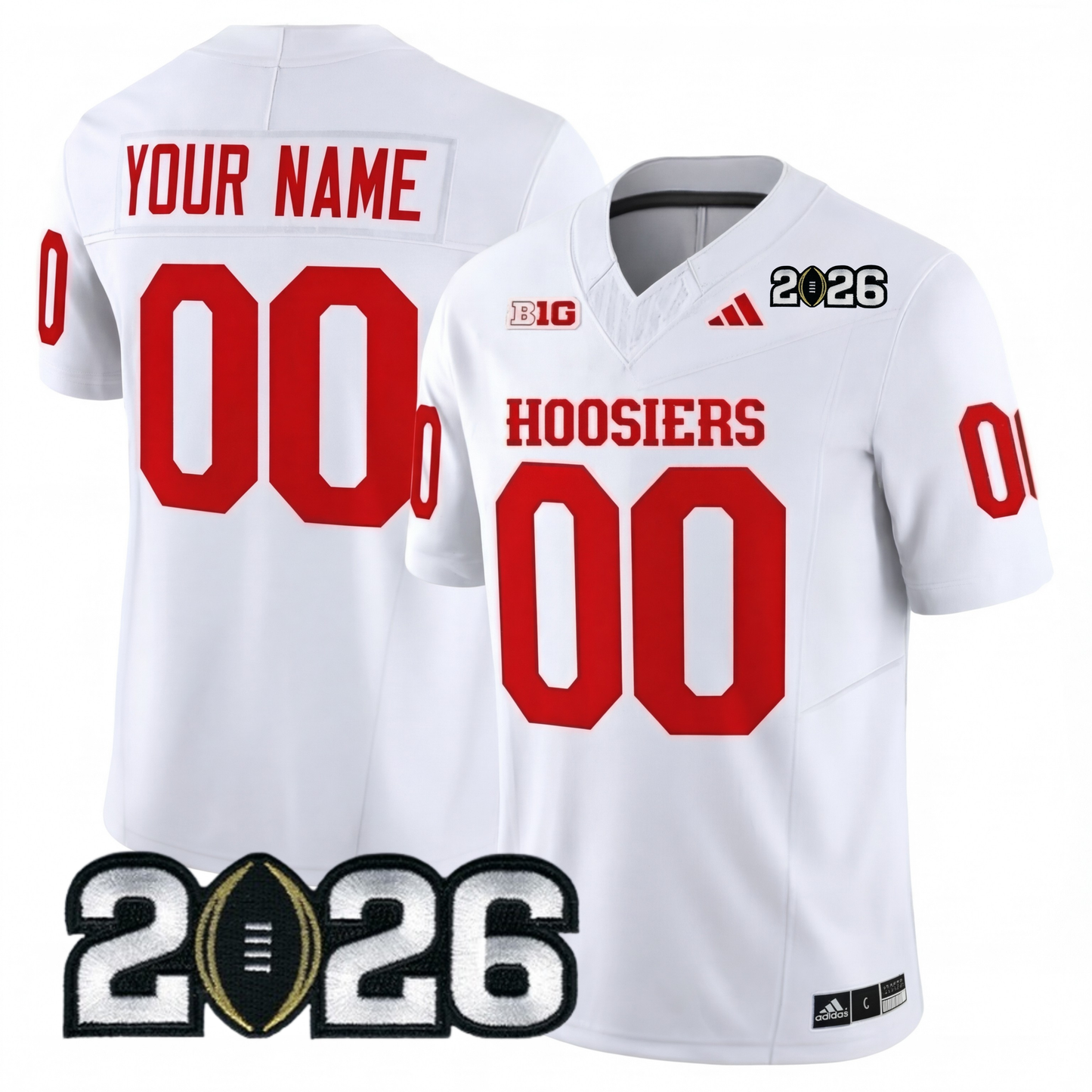 Indiana College Football Stitched Jersey - 2026 CFP Patch