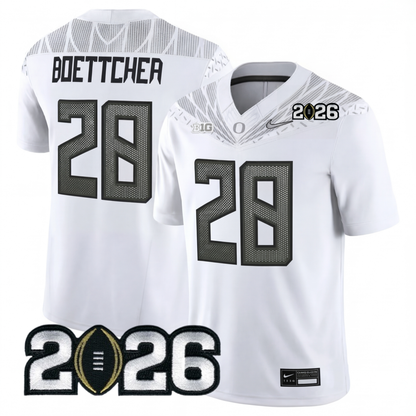Oregon College Football Stitched Jersey - 2026 CFP Patch